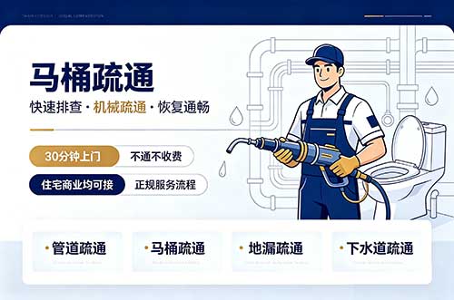 邵武马桶疏通